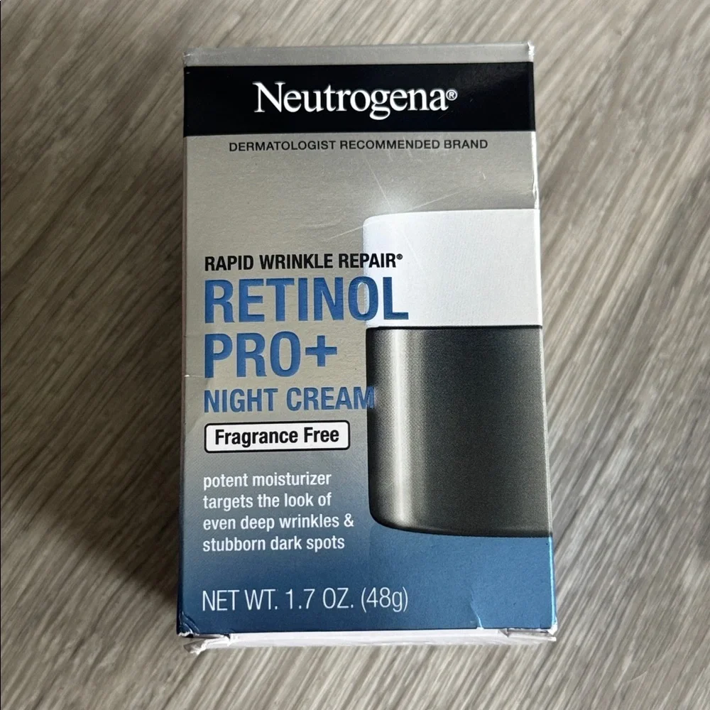 Neutrogena Rapid Wrinkle Repair Retinol Pro+ Night Moisturizer 1.7oz Skincare